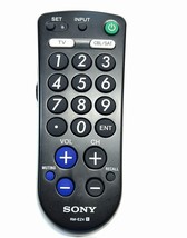Sony RM-EZ4 Black Big Button Universal TV Remote Control - $9.89