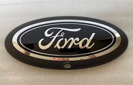 11&quot; grill emblem w/ camera hole. For 2021+ Ford F-150 chrome and black. ... - £25.55 GBP