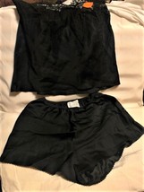 Vintage Never-Worn Alice Maloof Black Lacy Camisole Set - £55.31 GBP