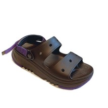 CROCS Classic Hiker Xscape Sandals Mens Size 12 Womens 14 Espresso Neon ... - $56.47