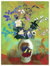 11x14&quot;Decoration Poster.Interior room design art.Flower vase painting.6647 - £10.17 GBP