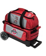 KR NCAA 2 Ball Double Roller Ohio State Buckeyes Bowling Bag - $139.95
