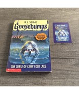 Goosebumps #56: The Curse Of Camp Cold Lake RL STINE (wit Bookmark Insert) - $40.57 CAD