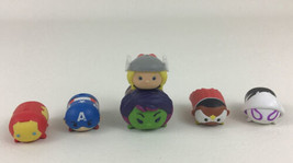 Tsum Tsum Disney Marvel Avengers 6pc Lot PVC Figures  Gamora Thor Ironman Gwen - £11.61 GBP