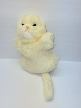 Vintage 1983 DAKIN Full Body White Fluffy Persian Cat Kitty Plush Hand P... - $24.75