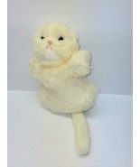 Vintage 1983 DAKIN Full Body White Fluffy Persian Cat Kitty Plush Hand P... - $24.75