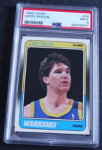 1988 Fleer #48 Chris Mullin Golden State Warriors Basketball Card PSA 9 Mint - £27.87 GBP