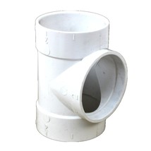 Vaculine Central Vacuum Cleaner White Special Short Tee Fitting - $4.95