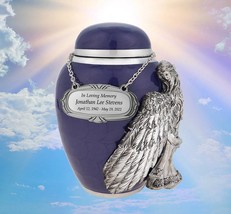 Medium Angel of Grief® Purple Urn - £119.89 GBP