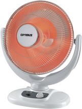 Optimus 14&quot; 1200W Oscillating Dish Radiant Heater H-4439 Recondition w W... - $67.68