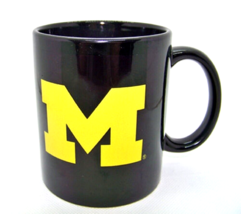 Michigan Wolverines NCAA 1248 Black Ceramic Coffee Mug Tea Cup 11 oz - $433.46 MXN