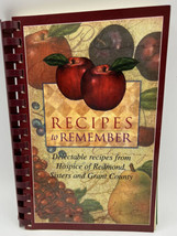 Cookbooks Collectible Hospice Recipe Cookbook Redmond Sisters Grant Coun... - $6.76
