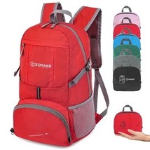 35L Portable Folding Unisex Backpack Outdoor  Bag Ruack Reflective Stripe Men Hi - £108.44 GBP