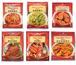 Food Flavored Mixed Paste Hot Spices Asian Nyonya Green Curry Tom Yam Mu... - $28.80