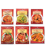Food Flavored Mixed Paste Hot Spices Asian Nyonya Green Curry Tom Yam Mu... - £22.82 GBP