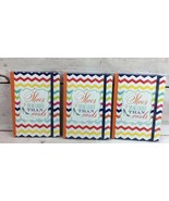 3 Pier1 Journal Chevron 5x7 With Elastic Closure (Diary, Journal, Blank)... - $27.06 CAD