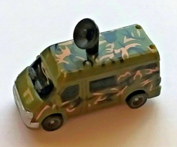 Hot Wheels Planet Micro Military Comm Truck Van w/ Satellite Dish, Openi... - $11.87