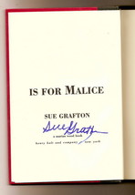 M Is for Malice 13 by Sue Grafton Signed (1996, Hardcover) - £26.19 GBP