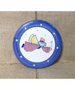 Funny Kitsch Whimsical 6 Inch Round Fairy Trivet Stoneware - $16.83