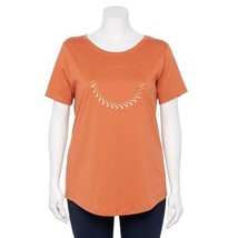 Nike Womens Plus Size Sportswear Icon Clash Graphic Tee,Light Sienna Size 2X - £24.63 GBP