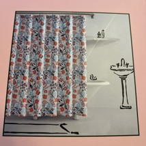 Kate Spade Multi Floral Shower Curtain Poly Cotton 72x72 NEW - £30.60 GBP