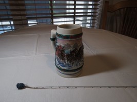 1993 Mug special delivery Budweiser Christmas Beer Stein Nora Koerber Holiday - £16.71 GBP