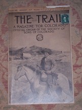 XRARE: 1919 The Trail Colorado history magazine Black Canyon Pike&#39;s Peak - £14.01 GBP