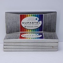Vtg New Old Stock Nupastel Color Sticks 24 Color Assortment 5 Boxes - £94.36 GBP