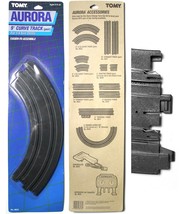 2 TOMY Aurora AFX 1986 HO Slot Car 1/4 sect. 9&quot; radius Curve Tracks 8623 Carded - £5.02 GBP