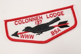 Vintage Colonneh Lodge 137 OA Order Arrow WWW Boy Scouts America Flap Pa... - $10.52