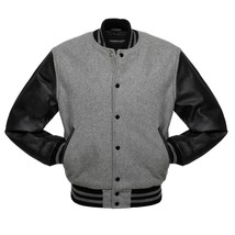 Letterman Gray Varsity Jacket - $53.00