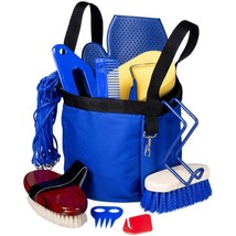 12Pc Show Time Groomer Tote, Blue, One Size - £28.02 GBP