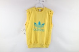 NOS Vtg 80s Adidas Mens S Spell Out Trefoil 1988 Olympics Sweatshirt Vest USA - £69.27 GBP