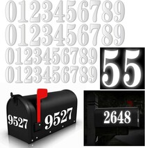 60 PCS White Mailbox Numbers, Vinyl 6 (3&quot; x 4 sets, 4&quot; x 2 set,0-9) - $10.40