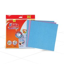 Gala Microfiber Cloth - (25cm x 25cm) - (Color May Very) - 3 Pcs (1 SET) - £9.33 GBP