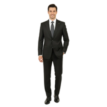 Men's Fabio Matteo Turkish Suit Extra Fine Super 160's Italian Wool FB222 #32 Bl image 6