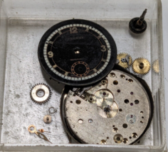 Monroe Watch 15 Jewel Mechaincal Movement with Dial for Parts/Repair - $23.75