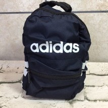 Adidas Backpack Blue Logo White Stripes FLAW - $19.79