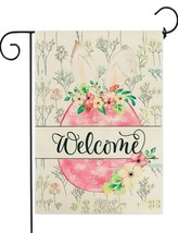 Easter Garden Flag 12x18 Double Sided, Easter Bunny Garden Flag for Outd... - £7.35 GBP