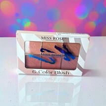 MISS ROSE 6-COLOR BLUSH21 G NIB - $273.13 MXN MISS ROSE 6-COLOR BLUSH21 G NIB - $273.13 MXN