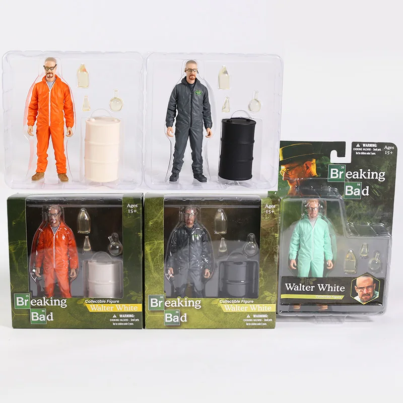 Mezco Breaking Bad Walter White 6&quot; Action Figure Collection - £22.23 GBP