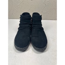 UGG Rianne Black Suede Shoes Fashion Ankle Boots Bootie Womens Size 9.5 - $745.43 MXN