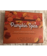 Voesh New York Pedi In A Box Pumpkin Spice Deluxe 4 Step Pedicure Kits - £15.76 GBP