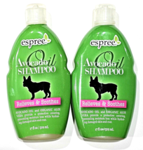 2 Pack Espree Avocado Oil Shampoo For Dogs Relieves And Soothes 17oz - $25.99
