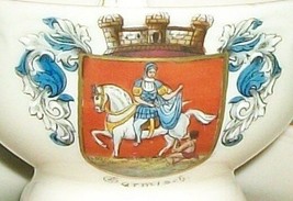 Old Tea Cup Saucer Garmisch Bavaria Germany German Porcelain Saint Martin Knight - £28.85 GBP
