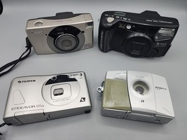 Canon Fuji Advantix Lot of 4 Film Cameras Not Tested For Parts or Refurbish - $32.48
