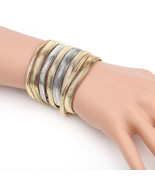 Silver &amp; Gold Tone (Two Tone) Statement Bracelet - $54.66 CAD