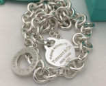 16&quot; Please Return to Tiffany &amp; Co Heart Tag Toggle Necklace Newest Version - £548.88 GBP