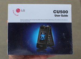 LG CU500  Manual ONLY User Guide Brand New - SEALED - NO PHONE - English... - £3.91 GBP
