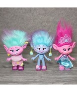 Dreamworks Trolls Poppy &amp; Twins Celebration Pack Dolls Loose w/ Some Acc... - £15.54 GBP